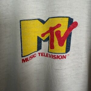 MTV Music Television Jersey  true vintage 1982 original